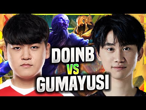 FPX DOINB VS T1 GUMAYUSI! - FPX DoinB Plays Azir Mid vs T1 Gumayusi Ryze! | Season 11