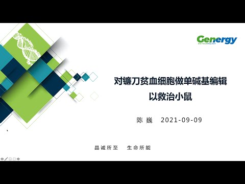 【陈巍学基因】第88期：对活细胞做单碱基修改以救治镰刀贫血小鼠