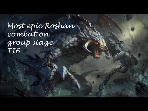 5 Most epic Roshan combat on TI6 Group Stage