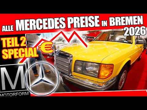 ALLE MERCEDES PREISE auf der Bremen Classic Motorshow 2026