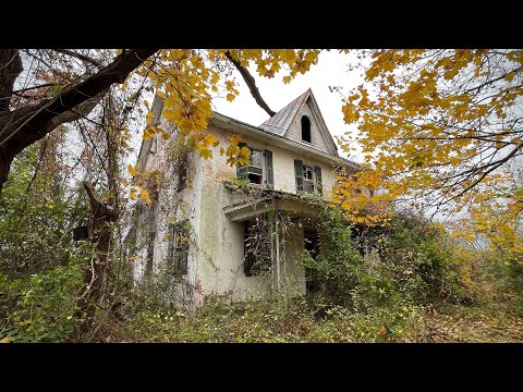 Beautiful Forgotten Hess Manor House Left Abandoned in the Mountains of Maryland *Built in 1856