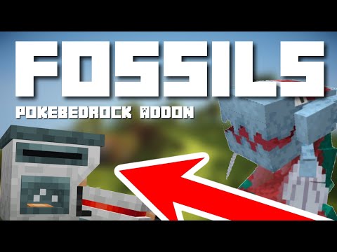 Fossil Machine Update Showcase | PokeBedrock Addon | New Fossil Pokemon!