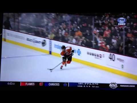 Danny Briere Scores in OT vs Hurricanes