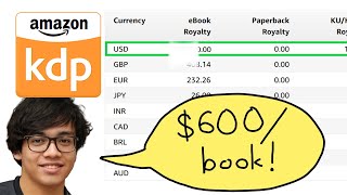 I only made $600 from Amazon KDP