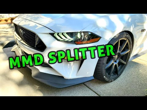 2018-2020 MUSTANG GT FRONT SPLITTER INSTALL * AGGRESSIVE PP2 LOOK*