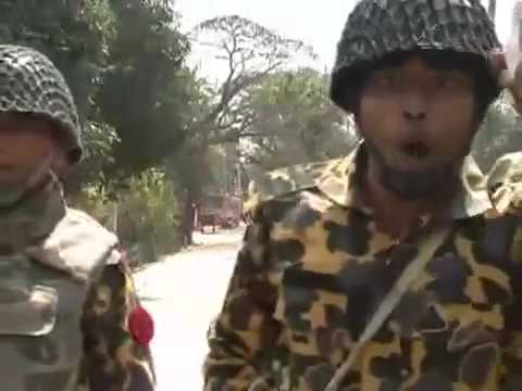 BDR jawan shouting AL's slogan