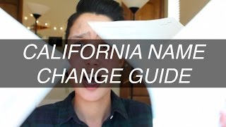 HOW TO LEGALLY CHANGE YOUR NAME IN CALIFORNIA (PRO PER) [CC]