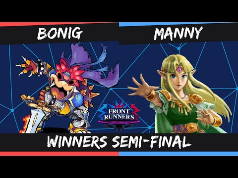 FRONT RUNNERS #4 - Winners Semis - Manny (Zelda) v Bonig (Bowser Jr.) - SSBU