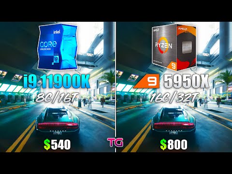 Core i9 11900K vs Ryzen 9 5950X - Test in 8 Games