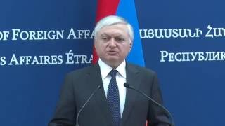 ԱԳ նախարար Էդվարդ Նալբանդյանի խոսքը և պատասխանը Մոլդովայի ԱԳ նախարարի հետ համատեղ մամուլի ասուլիսին