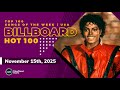 US Hot 100 Top Singles This Week Bubbling Under Hot 100 November 15th 2025