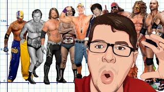 How tall is the Undertaker WWE Wrestler's real heights!