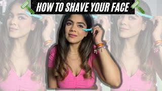 HOW TO SHAVE YOUR FACE? EVERYTHING YOU NEED TO KNOW! SMOOTH SHAVE | Aditi Saraswat