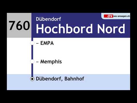 VBG Ansagen - 760 - ZH Stettbach – Dübendorf