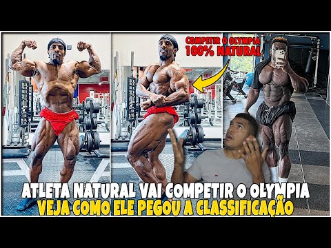 ATLETA NATURAL VAI COMPETIR A CLASSIC DO OLYMPIA COM RAMON DINO, CBUM, RUFF E DEMAIS ATLETAS
