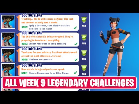 All Week 9 Legendary Quest Challenges Guide! - Fortnite Chapter 2 Season 7