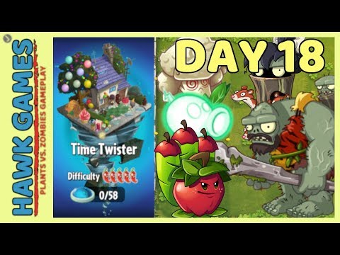 Plants vs Zombies 2 Time Twister World Day 18 [Last Stand]