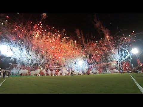 "Recibimiento clásico Nacional LDA vs Saprissa. Estadio Morera Soto - 5 setiembre 2026 -" Barra: La 12 &bull; Club: Alajuelense &bull; País: Costa Rica