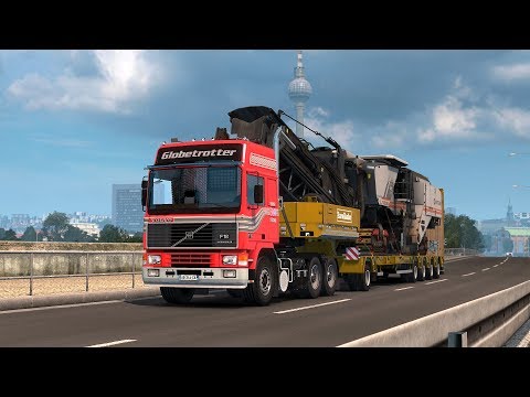 Euro Truck Simulator 2 Little ride Volvo F16 Heavy Haulage