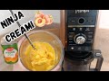 Peach Ice Cream Made From Canned Peaches In The Ninja Creami Deluxe