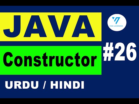 26 Constructor In Java Java Tutorial For Beginners In Urdu