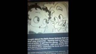 Betty Boop Scrapped Movie Storyboard (1993)