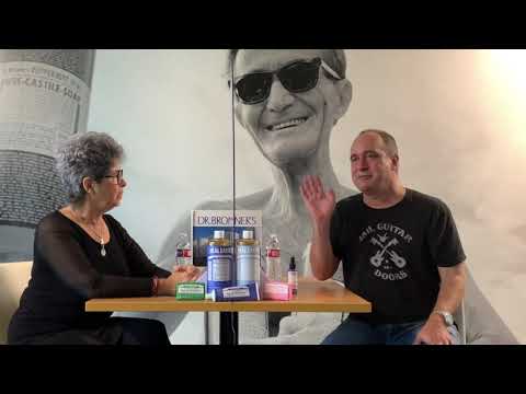Dr. Bronner.  Mike Bronner shares stories about his grandfather, Dr. Bronner