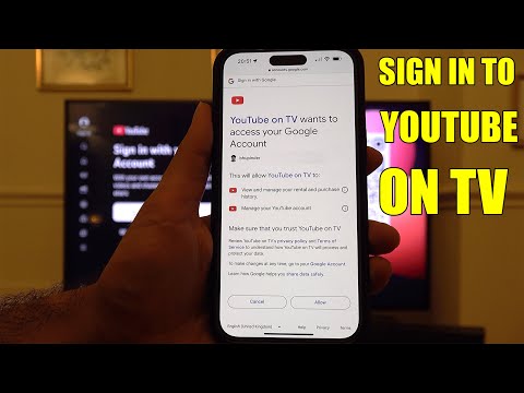 HOW TO SIGN IN TO YOUTUBE ON TV