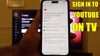 HOW TO SIGN IN TO YOUTUBE ON TV