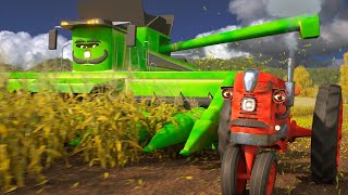 Download lagu Belajar Bertani bersama Bill Haymore sang Traktor dan Jack the Combine! | A DAY AT WORK mp3