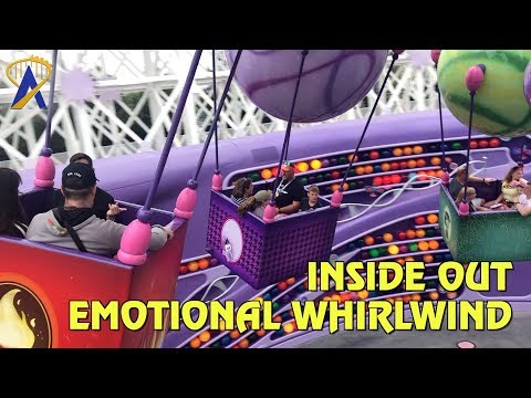 Inside Out Emotional Whirlwind POV in Pixar Pier at Disney California Adventure