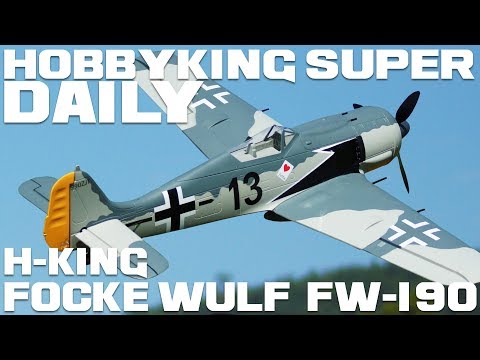 H-King Focke Wulf FW-190 Butcher Bird EPO 1600mm (63") PNF - HobbyKing Super Daily
