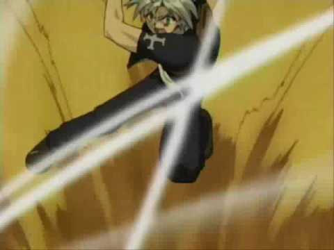 Rave Master; Haru annihilates Orcaion Seis