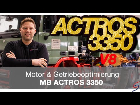 Mercedes Actros 3350 V8, Motoroptimierung