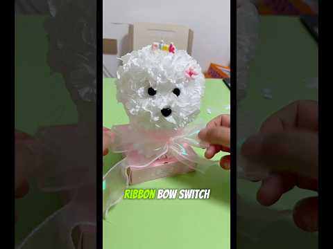 Making the Cutest Flower Petal Puppy! 🐶🌸#shorts