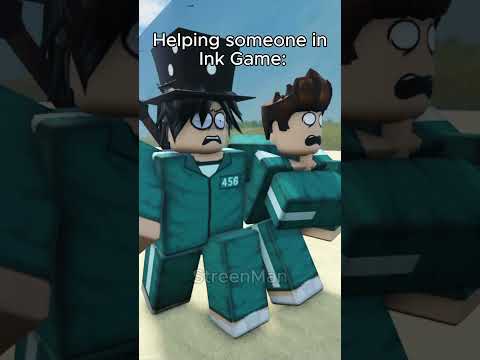 Ink Game Friendships #roblox #robloxanimation