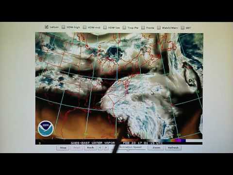 2-22-2017; Installed High Pressure Next to Low Generates Wind In So. CA;