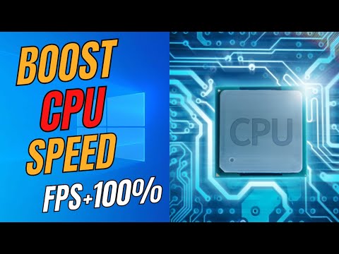 How To Boost Processor or CPU SPEED in Windows 10/11 | Make Computer Super Fast | Boost FPS