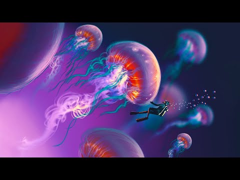 888Hz 》Boundless Abundance 》Angelic Frequency Healing Music  #Jellyfish