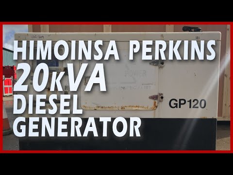 Himoinsa Perkins Diesel Generator 20kVA – XP2283 Test #sdmo  | #fgwilson Authorised Dealer