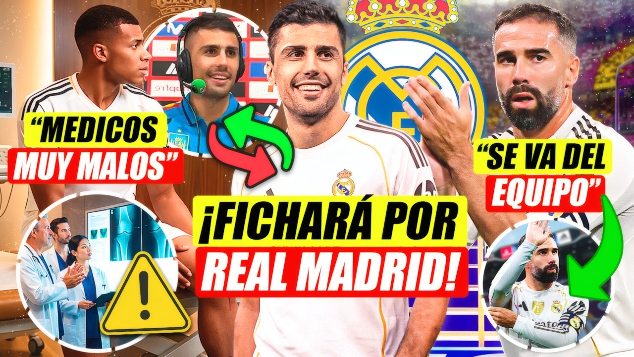 💣¡RODRI FIRMARÁ POR EL REAL MADRID! | CARVAJAL SE VA DEL MADRID | MEDICOS DEL REAL MADRID EMPEORAN