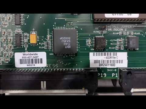 Haas Processor Repair Alarm 124 Low Battery Voltage W8218