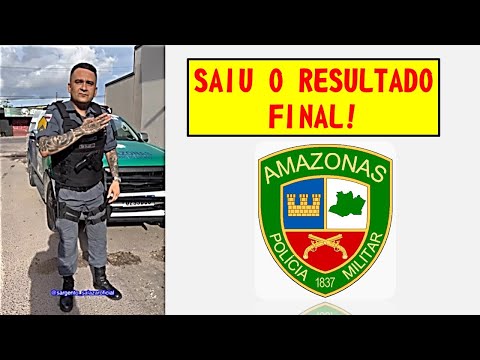 PMAM 2023 👮‍♂️🚔👮‍♀️ RESULTADO FINAL DO CONCURSO