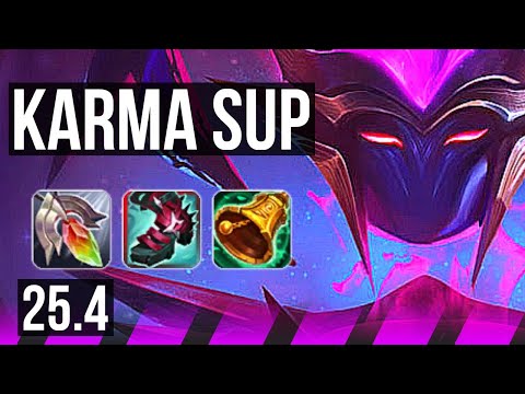 KARMA & Ezreal vs TAHM KENCH & Varus (SUP) | 1/2/22 | KR Diamond | 25.4