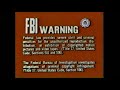 FBI Warning CBS FOX Video Edition 1983