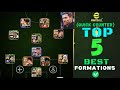 Top 5 Best Quick Counter Formations In EFootball 2024 Mobile | Best Quick Counter Formations