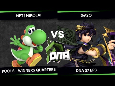 DNA.exe S7E3 - NPT Nikolai (Yoshi) Vs. GaYo (Dark Pit) - Pools - Winners Quarters