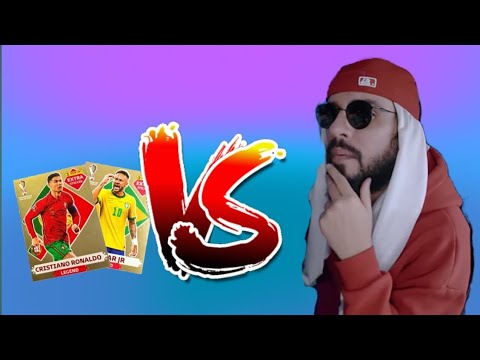 Figurinha Cr7 e do Neymar Vs Mussoumano - Batalha de Rap (Álbum da Copa do Mundo)
