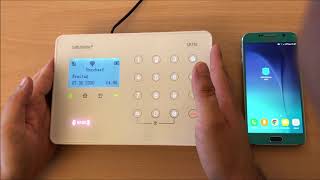 Safe2Home® Serie SP210 als "SMS Alarmsystem" mit der APP verbinden