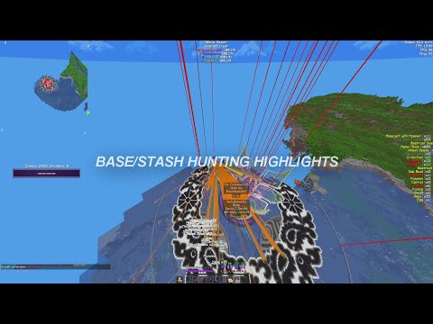 Stash/Base Hunting Highlights #57 (2b2t)
